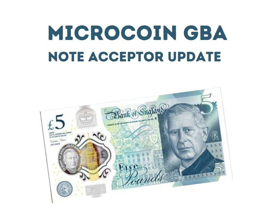 Microcoin GBA King Charles Note Acceptor Update