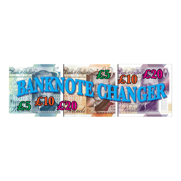 All Change Note Reader Change Machine - Replacement Top Vinyl Artwork Decal Set