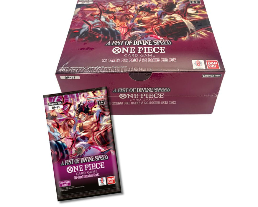 One Piece TCG - A Fist of Divine Speed (0P-11) Trading Cards (x24 Packs)