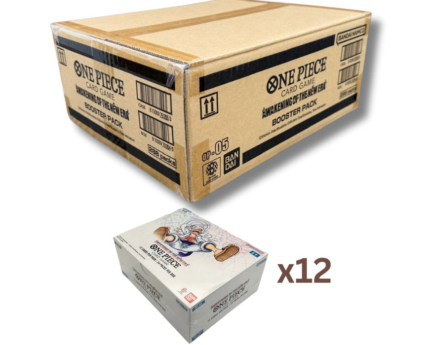 One Piece Awakenings of the New Era 0P-05 Sealed Booster Boxes - 12 Boxes x 24 (X288)