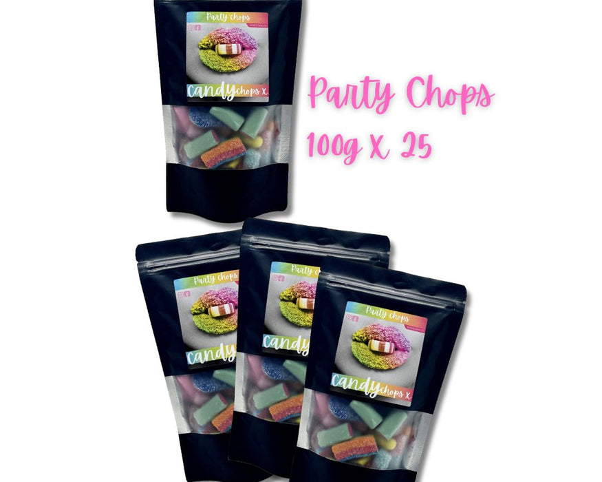 Party Chops X - 100g x 25 - Redemption & Candy Prizes