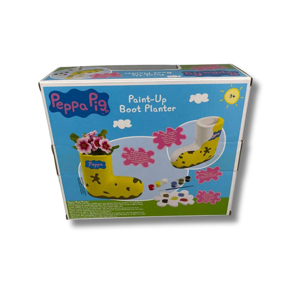 Popular Peppa Pig Paintable Boot Planter kit, perfect for the redemption counter.
