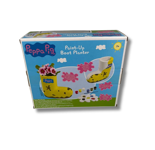 Popular Peppa Pig Paintable Boot Planter kit, perfect for the redemption counter.