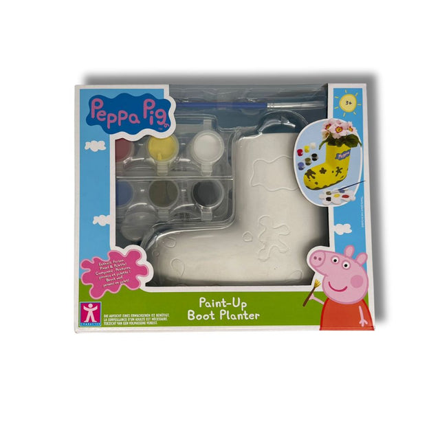 Popular Peppa Pig Paintable Boot Planter kit, perfect for the redemption counter.