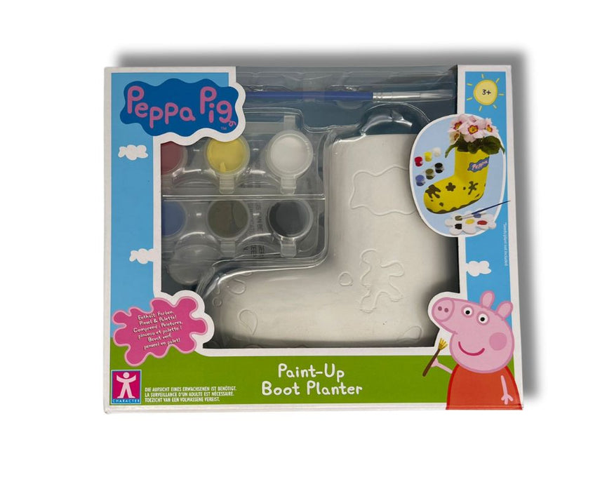 Popular Peppa Pig Paintable Boot Planter kit, perfect for the redemption counter.