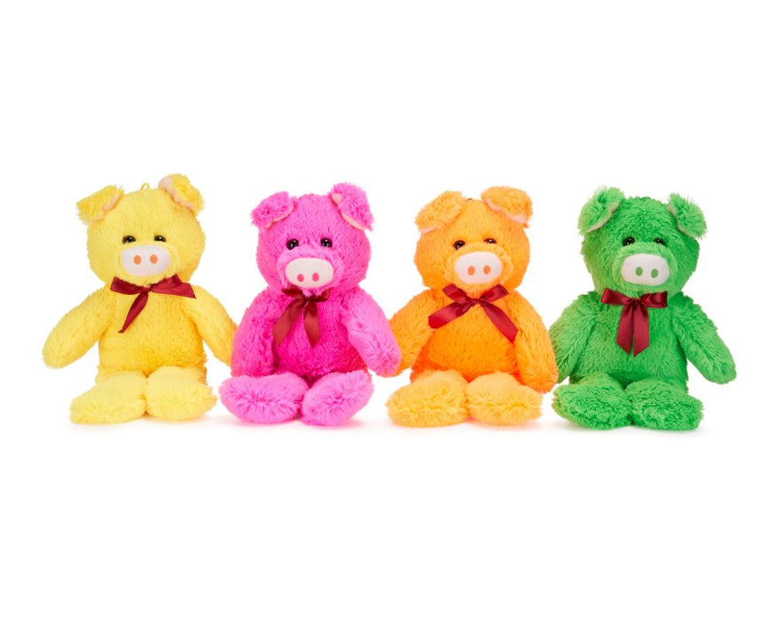 Pigs with Ribbons 32cm size 3 Plush (x84)