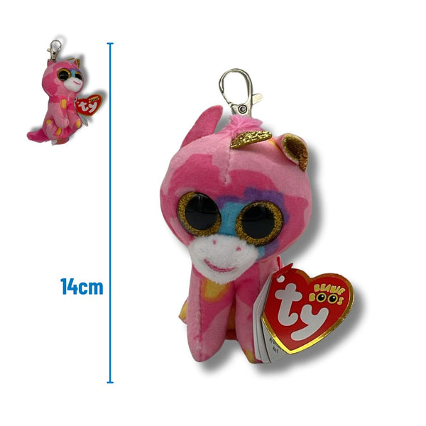 Ty Pink Unicorn Plush Key Clip (x24) Ty Brand