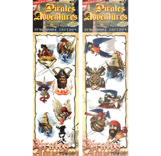 Pirate Adventures (x300) - Flat Pack Vending Tattoos