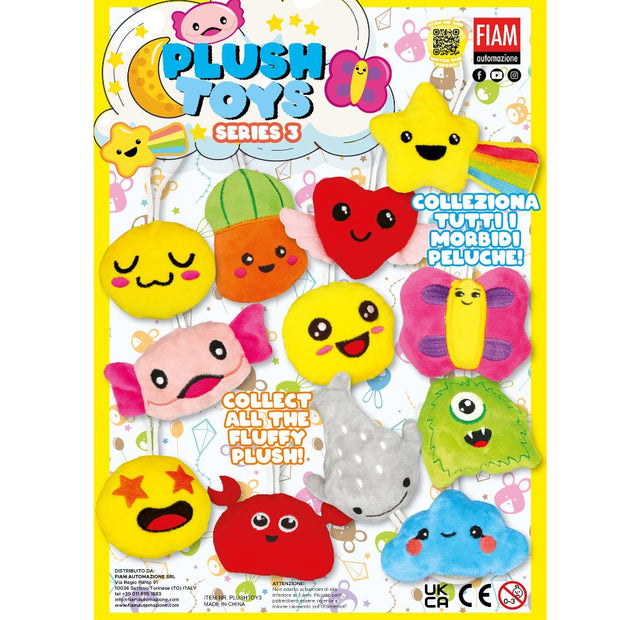 Plush Toy (x100) 100mm Vending Prize Capsules
