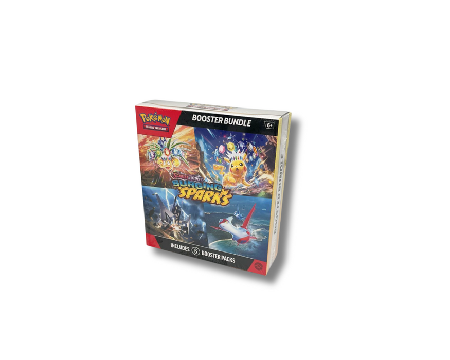 Official Pokemon Scarlet & Violet - Surging Sparks Booster Bundle with 6 booster packs