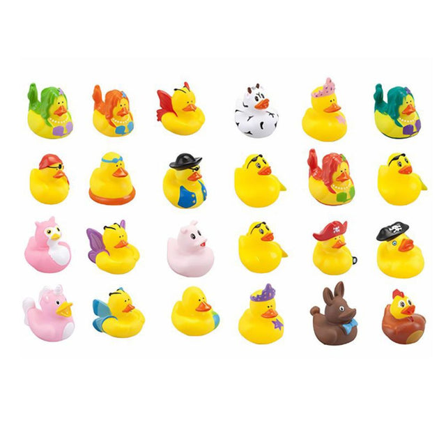 Printed Novelty Ducks Mix AVR002 - 24 Assorted Ducks (x 432)