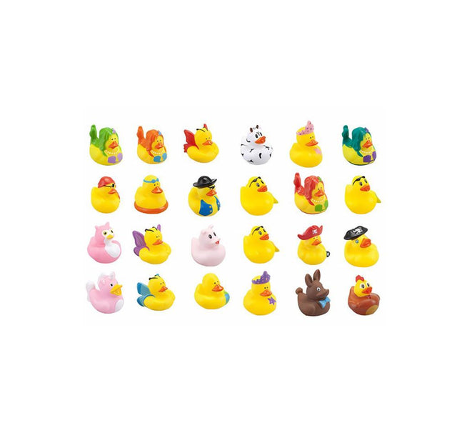 Printed Novelty Ducks Mix AVR002 - 24 Assorted Ducks (x 432)