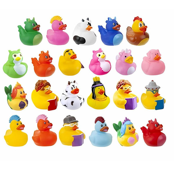 Printed Novelty Ducks Mix AVR001 - 24 Assorted Ducks (x 432)