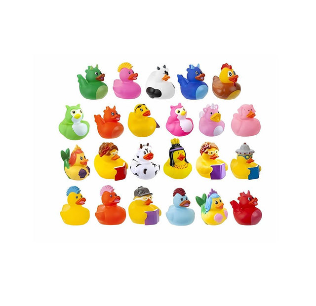 Printed Novelty Ducks Mix AVR001 - 24 Assorted Ducks (x 432)