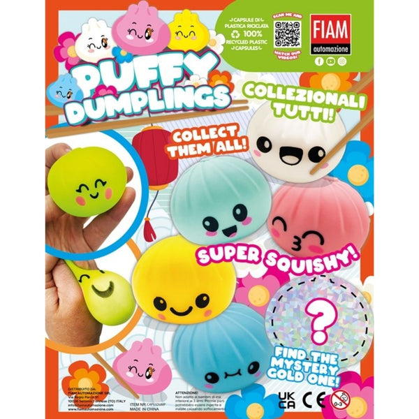 Puffy Dumplings 55mm vending capsules (x400)