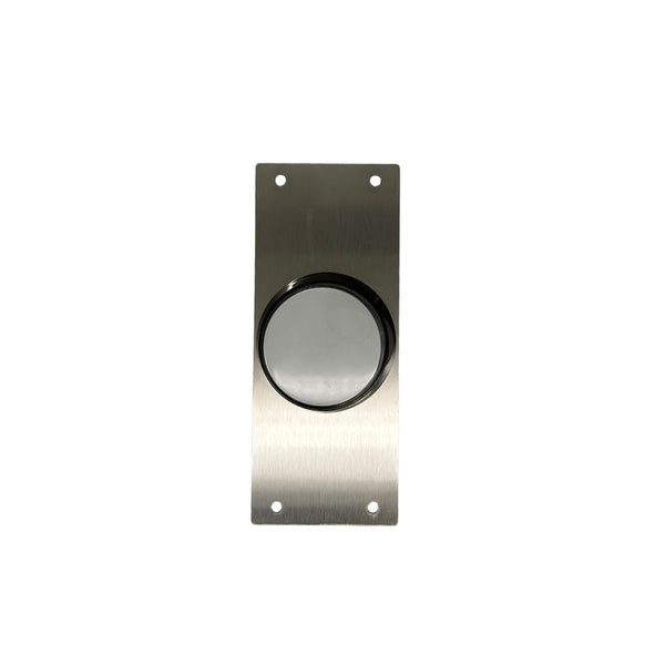  "Push to Play" / free play button on a 155mm plate