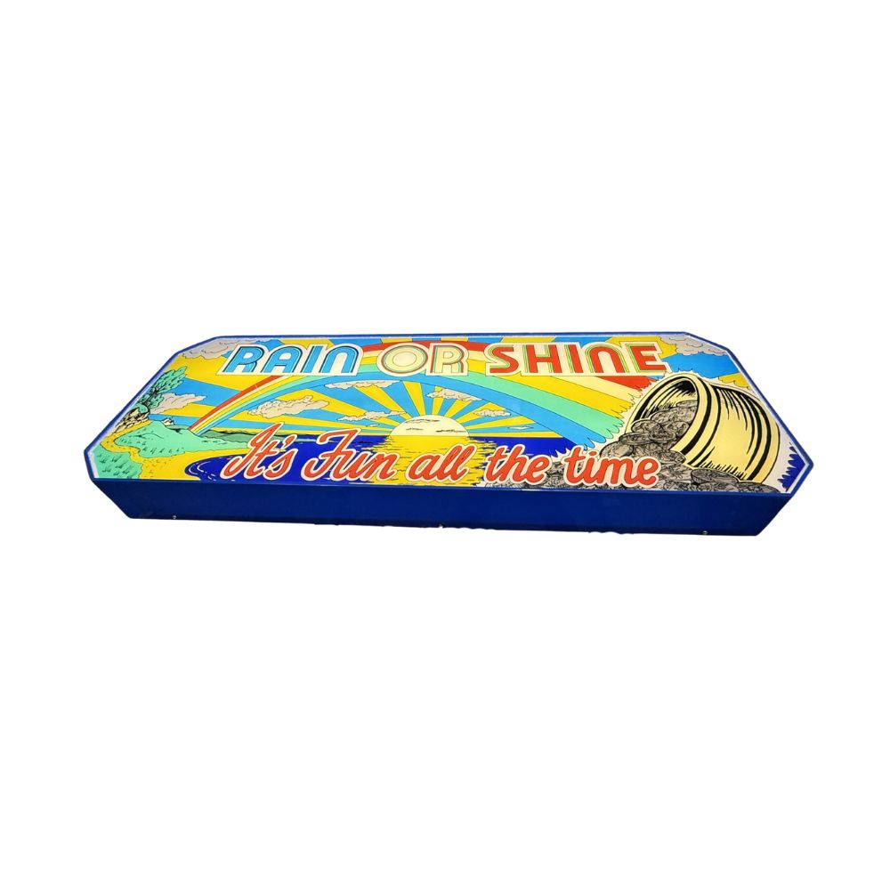 Retro Rain or Shine Electric Arcade Sign  - 1260 mm
