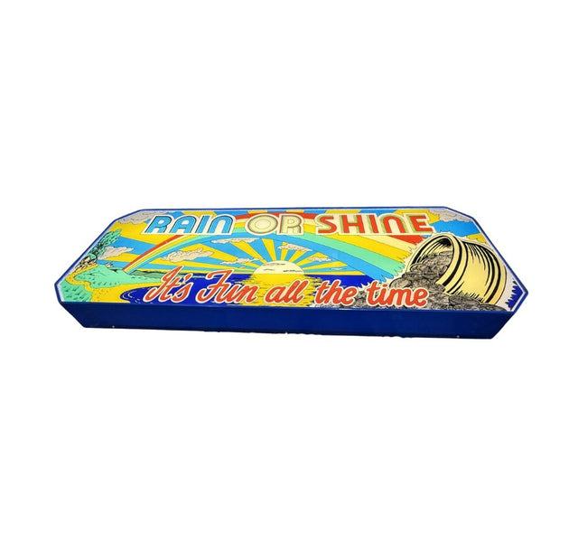 Retro Rain or Shine Electric Arcade Sign  - 1260 mm