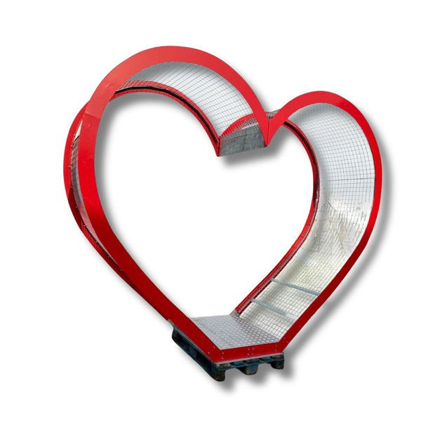 Red Heart for padlocks