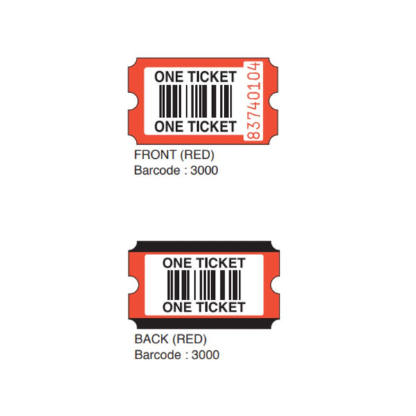 Arcade 180 Redemption Tickets in Red (x60,000)