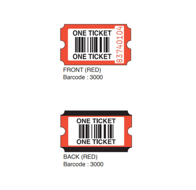 Arcade 180 Redemption Tickets in Red (x60,000)