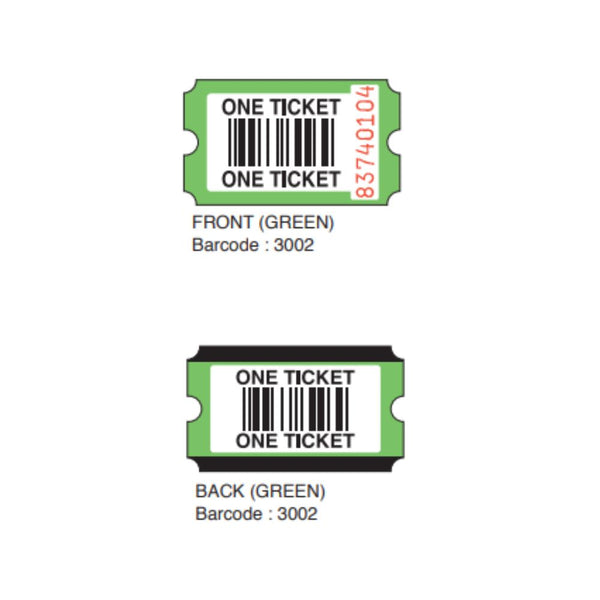 Arcade Redemption Tickets in Green (x60,000)