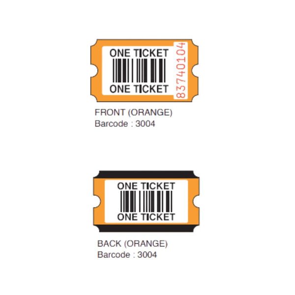 Arcade Redemption Tickets in Orange (x60,000)