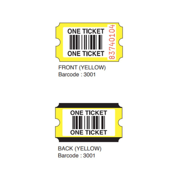 Arcade 180 Redemption Tickets in Yellow (x60,000)