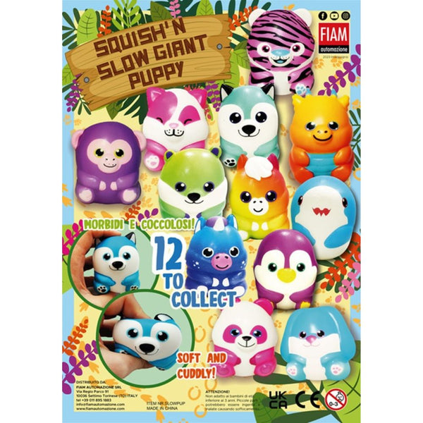 Squish & Slow Giant Puppy 100mm (x100) Prize Capsules
