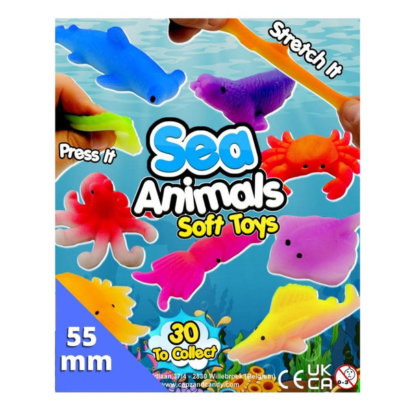 Sea Animals Soft Toys (x600) 55mm Vending Prize Capsules