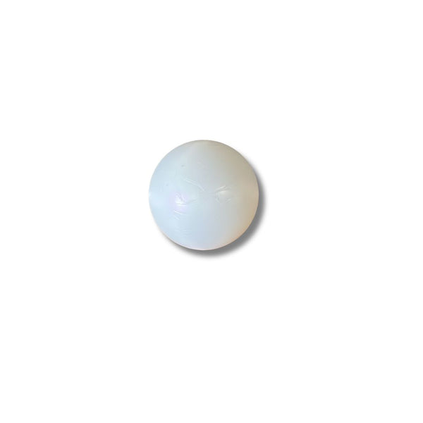 A natural (white) bowler ball for the Sega Skee Ball 