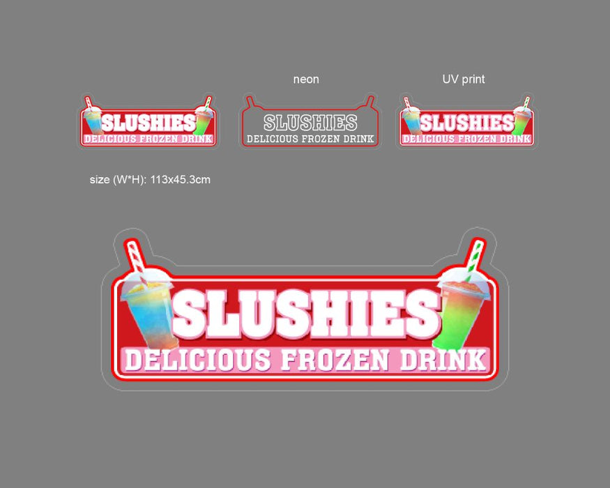 Slushy Led Sign Neon Style LED Signs – Maxx Grab