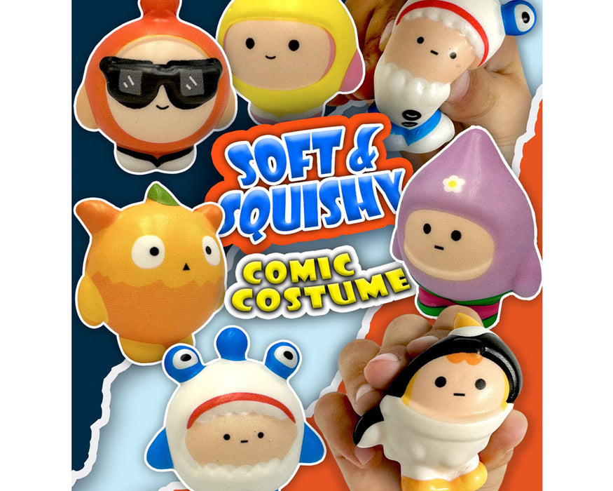 Soft & Squishy Comic Costume (x500) 50mm Vending Prize Capsules