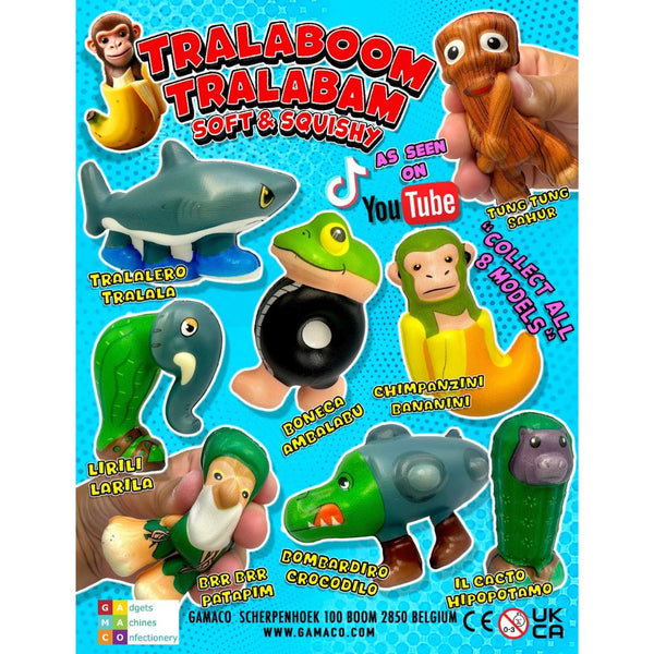 Soft & Squishy Tralaboom Tralabam  65mm Prize Capsules