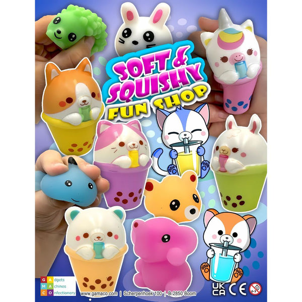 Soft & Squishy Fun Shop (x500) 50mm Vending Prize Capsules