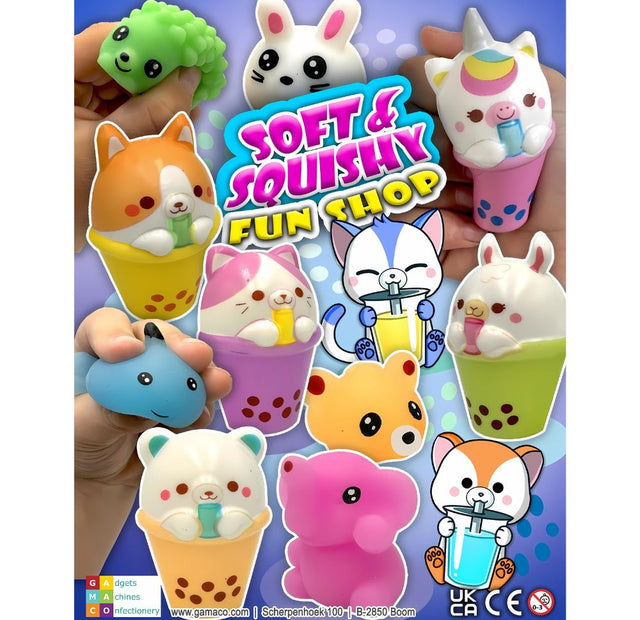 Soft & Squishy Fun Shop (x500) 50mm Vending Prize Capsules