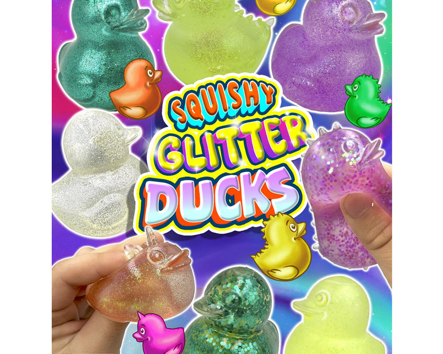 Squishy Glitter Ducks (x500) 50mm Vending Prize Capsules