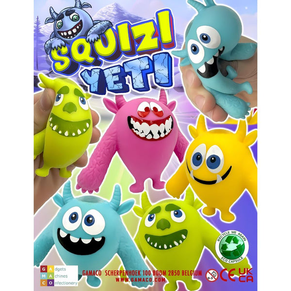 Squizi Yeti (x500) 50mm Vending Prize Capsules