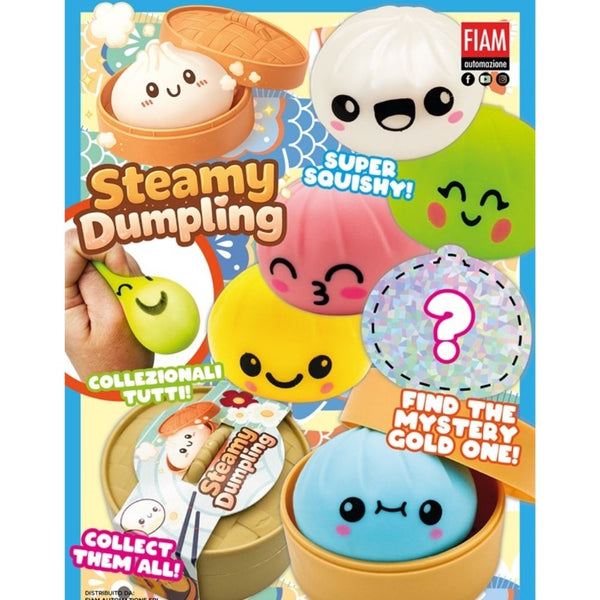Steamy Dumplings 100mm vending capsules (x100)