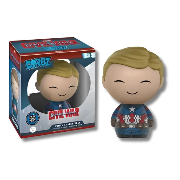 Funko  Dorbz- Captain America Steve Rogers Vinyl Figures (x6)