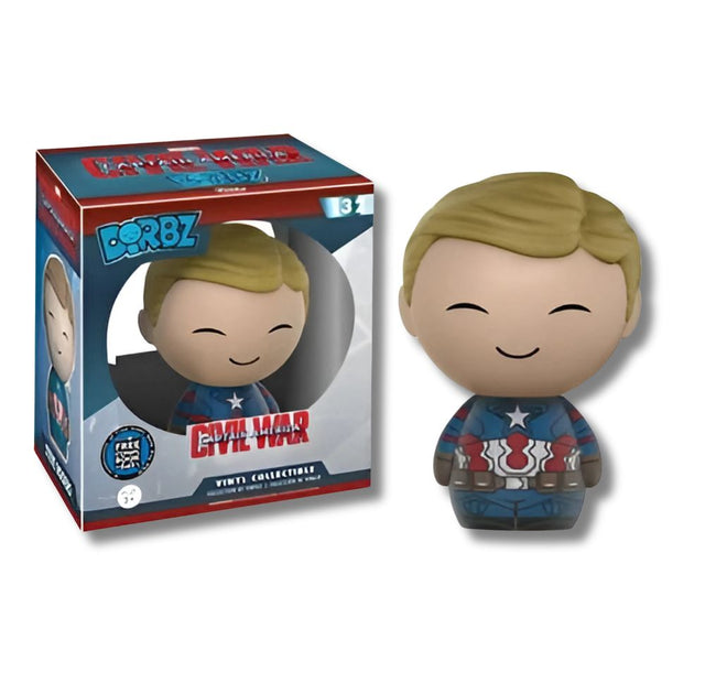 Funko  Dorbz- Captain America Steve Rogers Vinyl Figures (x6)
