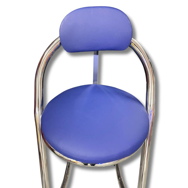 stools in blue
