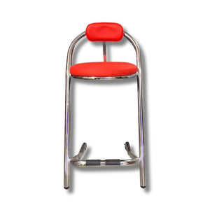 Arcade Stools set of 4 in Red - New by Seconds
