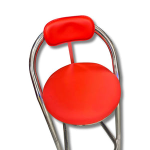 Arcade Stools set of 4 in Red - New by Seconds