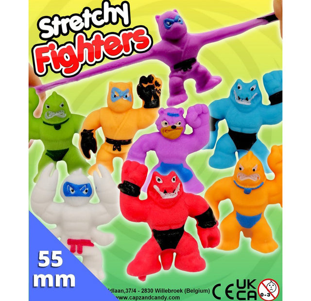 Stretchy Fighters (x600) 55mm Vending Prize Capsules