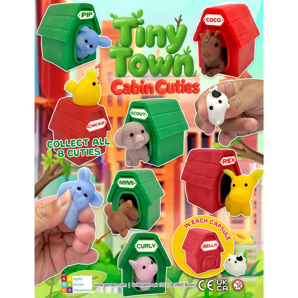 Tiny Town Cabin Cuties 50mm (x500) Vending Capsules
