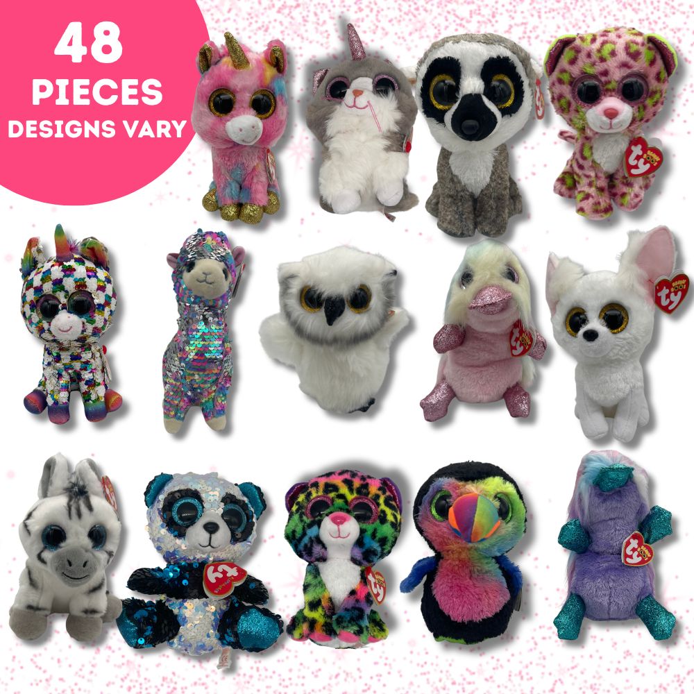 mix of 48 ty plush