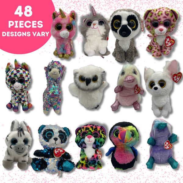 TY Beanie Plush Toy Size 2 Mix (x48)