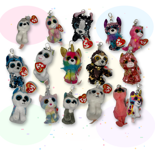TY Plush Key Clip Assortment (x120) Ty Brand
