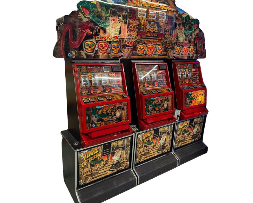 Used Temple of Tickets 3 Player Arcade Ticket Slot Machine